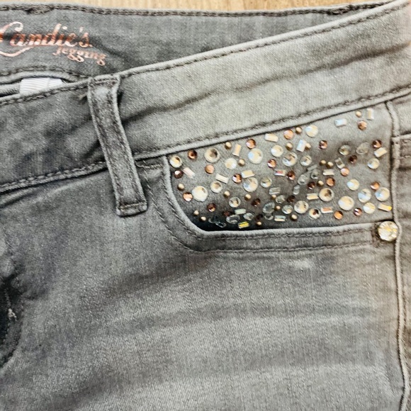 🤩Gray Rhinestone Candies Jeans🥰 - Picture 6 of 7